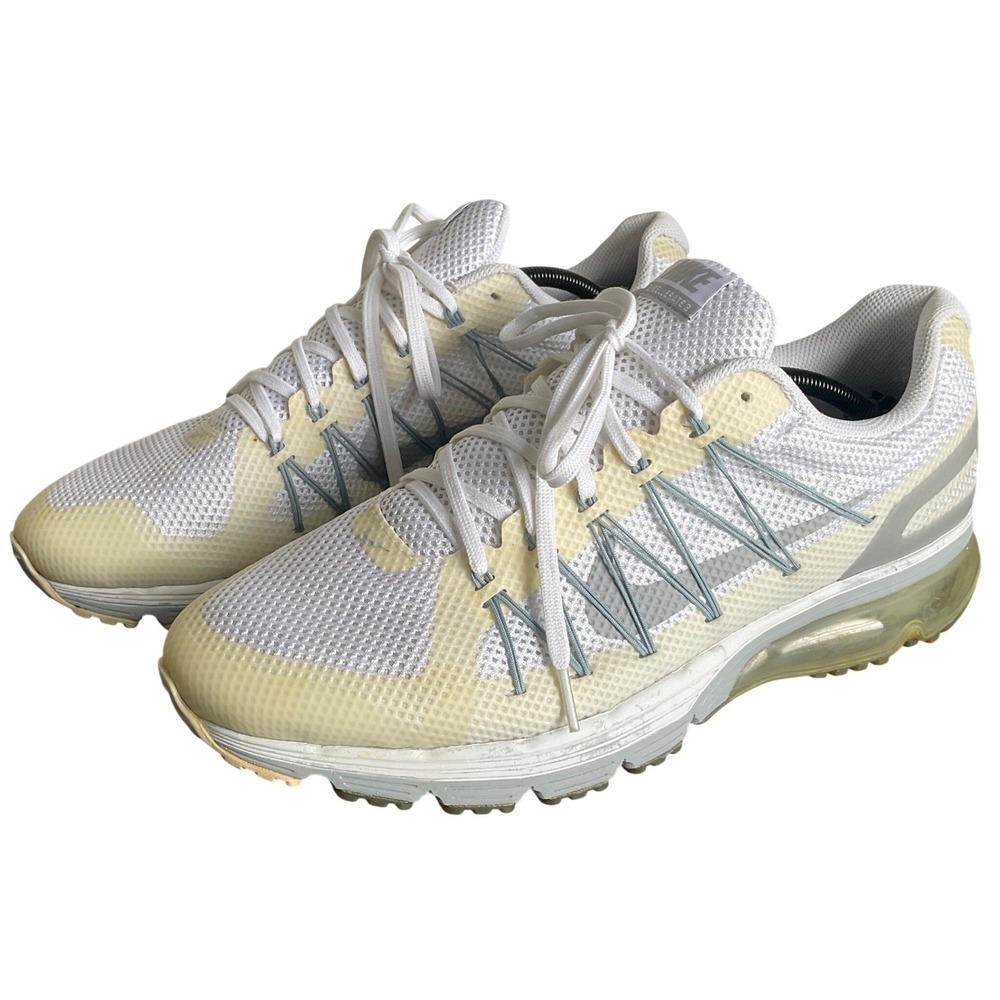 Nike Air Max Excellerate 3 Mens Running Shoes White Wolf Grey 703072-100 Sz 12